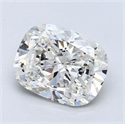 Diamante Natural 5.03 quilates, Del cojín , Color H, claridad SI1 y certificado GIA