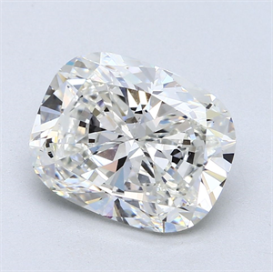 Foto Diamante Natural 5.03 quilates, Del cojín , Color H, claridad SI1 y certificado GIA de