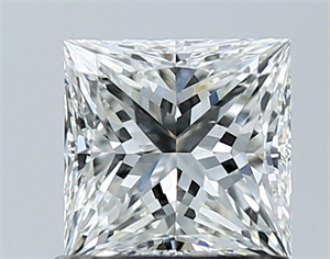 Picture of Natural Diamond 1.00 Carats, Princess with  Cut, G Color, VS1 Clarity and Certified by GIA
