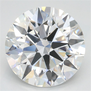 Picture of Lab Grown Diamond 4.15 Carats, Round with Excellent Cut, D Color, VVS1 Clarity and Certified by GIA