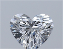 Natural Diamond 0.33 Carats, Heart with  Cut, D Color, VS1 Clarity and Certified by GIA