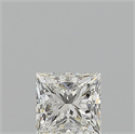 Diamante Natural 0.60 quilates, Princesa , Color G, claridad VVS2 y certificado GIA