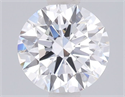Lab Grown Diamond 1.03 Carats, Round with Ideal Cut, D Color, VS1 Clarity and Certified by IGI