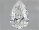 Natural Diamond 0.71 Carats, Pear with  Cut, H Color, SI1 Clarity and Certified by GIA