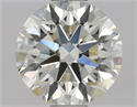 Natural Diamond 0.80 Carats, Round with Excellent Cut, L Color, SI1 Clarity and Certified by GIA
