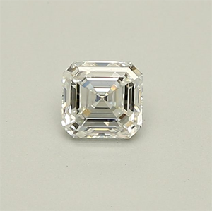Foto Diamante Natural 0.40 quilates, Asscher , Color F, claridad VS2 y certificado GIA de