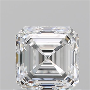 Picture of Natural Diamond 0.91 Carats, Asscher with  Cut, E Color, VS2 Clarity and Certified by GIA
