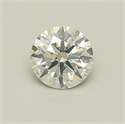 Natural Diamond 0.61 Carats, Round with Excellent Cut, I Color, SI2 Clarity and Certified by GIA