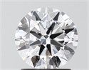 Lab Grown Diamond 1.50 Carats, Round with Ideal Cut, D Color, VVS2 Clarity and Certified by IGI