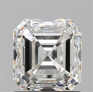Picture of Natural Diamond 1.50 Carats, Asscher with  Cut, H Color, VS2 Clarity and Certified by GIA