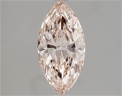 Picture of Lab Grown Diamond 1.77 Carats, Marquise with  Cut, Fancy Vivid Pink Color, VVS2 Clarity and Certified by IGI