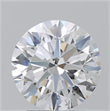 Natural Diamond 2.30 Carats, Round with Excellent Cut, H Color, SI2 Clarity and Certified by GIA