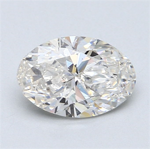 Picture of Natural Diamond 1.50 Carats, Oval with  Cut, I Color, SI1 Clarity and Certified by GIA