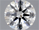 Natural Diamond 0.51 Carats, Round with Excellent Cut, G Color, SI1 Clarity and Certified by GIA