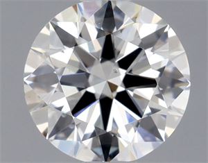 Picture of Natural Diamond 0.51 Carats, Round with Excellent Cut, G Color, SI1 Clarity and Certified by GIA