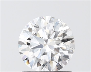 Picture of Lab Grown Diamond 1.05 Carats, Round with Ideal Cut, E Color, VVS1 Clarity and Certified by IGI