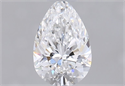 Natural Diamond 0.40 Carats, Pear with  Cut, F Color, VVS1 Clarity and Certified by GIA