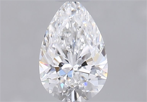 Picture of Natural Diamond 0.40 Carats, Pear with  Cut, F Color, VVS1 Clarity and Certified by GIA