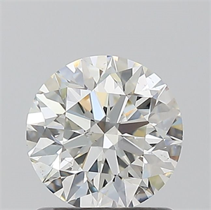 Picture of Natural Diamond 1.00 Carats, Round with Excellent Cut, H Color, SI1 Clarity and Certified by GIA