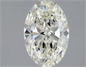 Natural Diamond 1.31 Carats, Oval with  Cut, J Color, VS2 Clarity and Certified by GIA