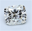 Natural Diamond 1.63 Carats, Cushion with  Cut, I Color, VS2 Clarity and Certified by GIA