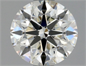 Natural Diamond 0.80 Carats, Round with Excellent Cut, I Color, IF Clarity and Certified by GIA