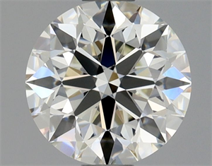 Picture of Natural Diamond 0.80 Carats, Round with Excellent Cut, I Color, IF Clarity and Certified by GIA
