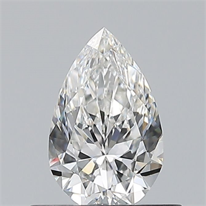 Picture of Natural Diamond 0.50 Carats, Pear with  Cut, F Color, VVS2 Clarity and Certified by GIA