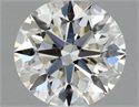 Diamante Natural 0.44 quilates, Redondo , Color H, claridad VS2 y certificado GIA