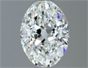 Natural Diamond 0.81 Carats, Oval with  Cut, G Color, VVS1 Clarity and Certified by GIA