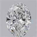 Natural Diamond 0.70 Carats, Oval with  Cut, E Color, VS2 Clarity and Certified by GIA