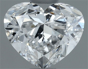 Picture of Natural Diamond 0.60 Carats, Heart with  Cut, D Color, SI1 Clarity and Certified by GIA