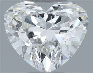 Picture of Natural Diamond 0.30 Carats, Heart with  Cut, H Color, VVS1 Clarity and Certified by GIA
