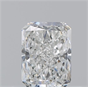 Natural Diamond 0.57 Carats, Radiant with  Cut, G Color, SI1 Clarity and Certified by GIA