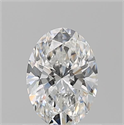 Natural Diamond 0.70 Carats, Oval with  Cut, E Color, VVS1 Clarity and Certified by GIA