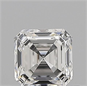 Natural Diamond 0.50 Carats, Asscher with  Cut, G Color, VS1 Clarity and Certified by GIA