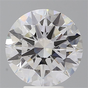 Picture of Lab Grown Diamond 5.52 Carats, Round with Excellent Cut, F Color, VS1 Clarity and Certified by IGI