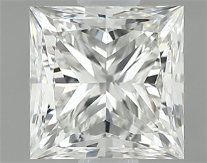 Picture of Natural Diamond 0.90 Carats, Princess with  Cut, J Color, VS2 Clarity and Certified by GIA