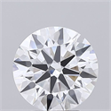 Lab Grown Diamond 3.01 Carats, Round with Ideal Cut, D Color, IF Clarity and Certified by IGI