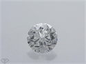 Natural Diamond 0.70 Carats, Round with Very Good Cut, J Color, VS2 Clarity and Certified by GIA