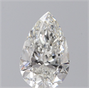 Natural Diamond 0.80 Carats, Pear with  Cut, G Color, SI1 Clarity and Certified by GIA