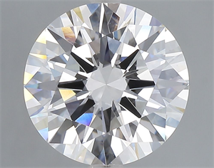 Picture of Lab Grown Diamond 3.93 Carats, Round with Excellent Cut, E Color, VVS2 Clarity and Certified by IGI