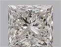 Natural Diamond 0.70 Carats, Princess with  Cut, H Color, VS1 Clarity and Certified by GIA