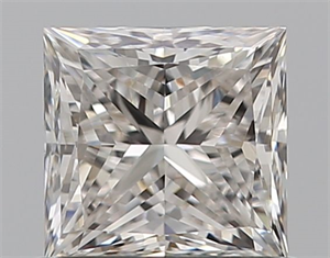 Picture of Natural Diamond 0.70 Carats, Princess with  Cut, H Color, VS1 Clarity and Certified by GIA