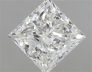 Picture of Natural Diamond 1.01 Carats, Princess with  Cut, F Color, VVS2 Clarity and Certified by IGI