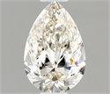 Natural Diamond 0.50 Carats, Pear with  Cut, I Color, VS1 Clarity and Certified by IGI