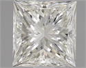 Natural Diamond 0.50 Carats, Princess with  Cut, H Color, VS1 Clarity and Certified by IGI