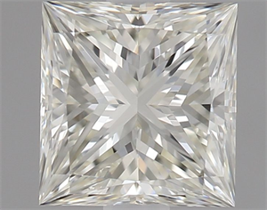 Picture of Natural Diamond 0.50 Carats, Princess with  Cut, H Color, VS1 Clarity and Certified by IGI