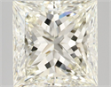 Natural Diamond 3.02 Carats, Princess with  Cut, K Color, VVS2 Clarity and Certified by IGI