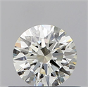 Natural Diamond 0.47 Carats, Round with Excellent Cut, L Color, VS2 Clarity and Certified by GIA